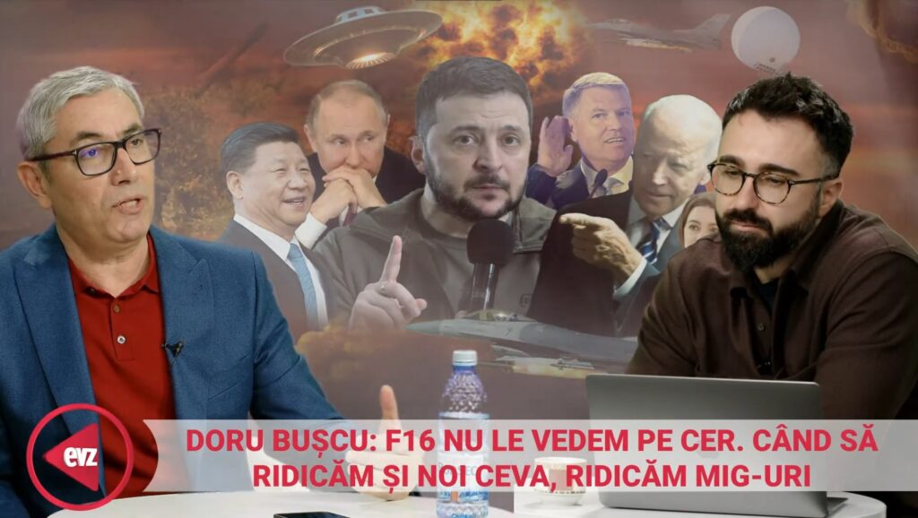 Exclusiv. Doru Bușcu, despre baloanele care au ajuns în România: Avioanele F-16 nu le vedem pe cer. Când ridicăm și noi ceva, ridicăm tot MIG-urile