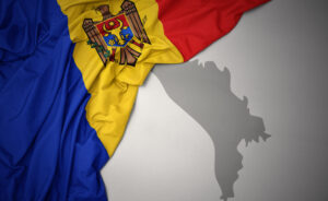 republica moldova steag harta
