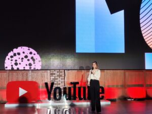Elisabeta Moraru, country Manager Google România la evenimentul privind 10 ani de Youtube în România