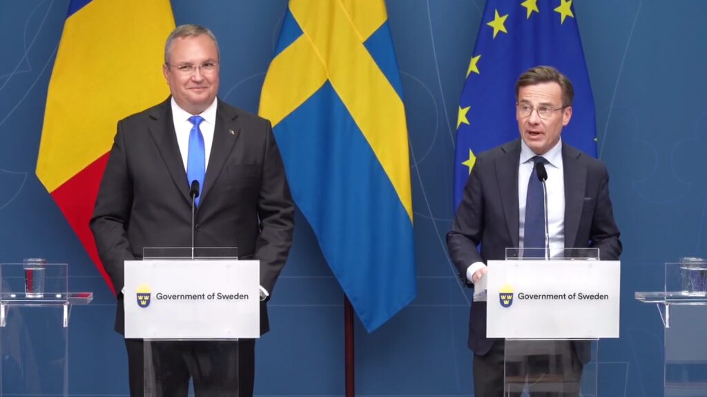 Nicolae Ciucă, discuții despre Schengen cu omologul său din Suedia: I-am mulțumit pentru poziţia constructivă şi sprijinul activ