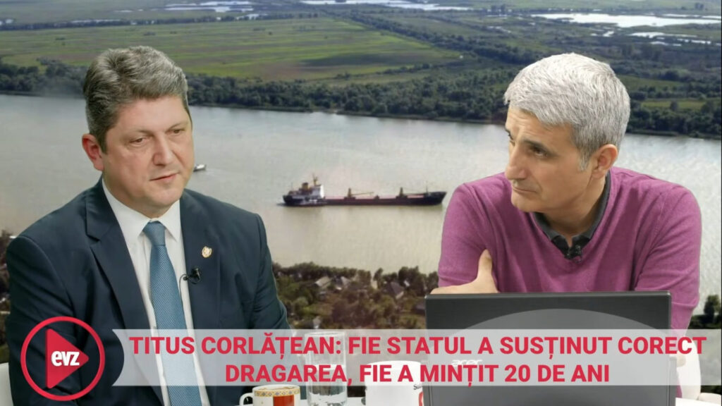 EXCLUSIV. Titus Corlățean, despre dragarea Canalului Bâstroe: Fie statul a susținut corect dragarea, fie a mințit 20 de ani (VIDEO)