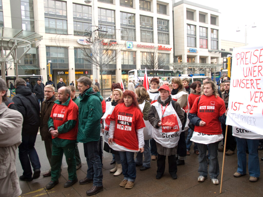 Cea mai mare grevă generală în Germania din ultimele decenii. Transportul este paralizat