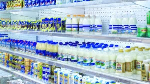 supermarket, magazin alimentar, produse lactate, lactate