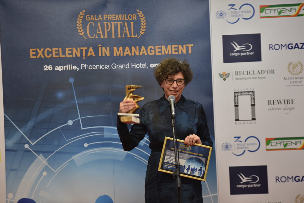 Silvia Teodorescu, Zaga Brand, la Gala „Excelență în Management”: „Proiectul nostru, Amintiri Gustoase, pune problema pe masă”