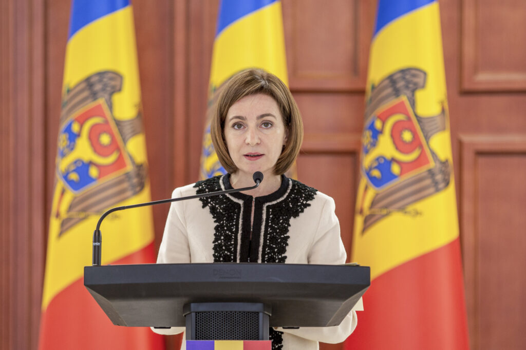 Maia Sandu spune că negocierile de aderare a Republicii Moldova la UE ar putea începe în lunile următoare