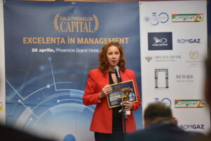 Ramona Crețu, manager de dezvoltare organizațională Profi România la Gala Capital Excelență în Management Sursă foto: Christian Blancko