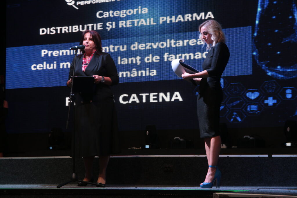 Top 100 Performeri din Sănătate. Directorul general Catena, Alina Marinescu: „Este lanțul cel mai mare din România, 100% românesc, o firmă antreprenorială, care ne-am clădit succesul prin munca echipei”