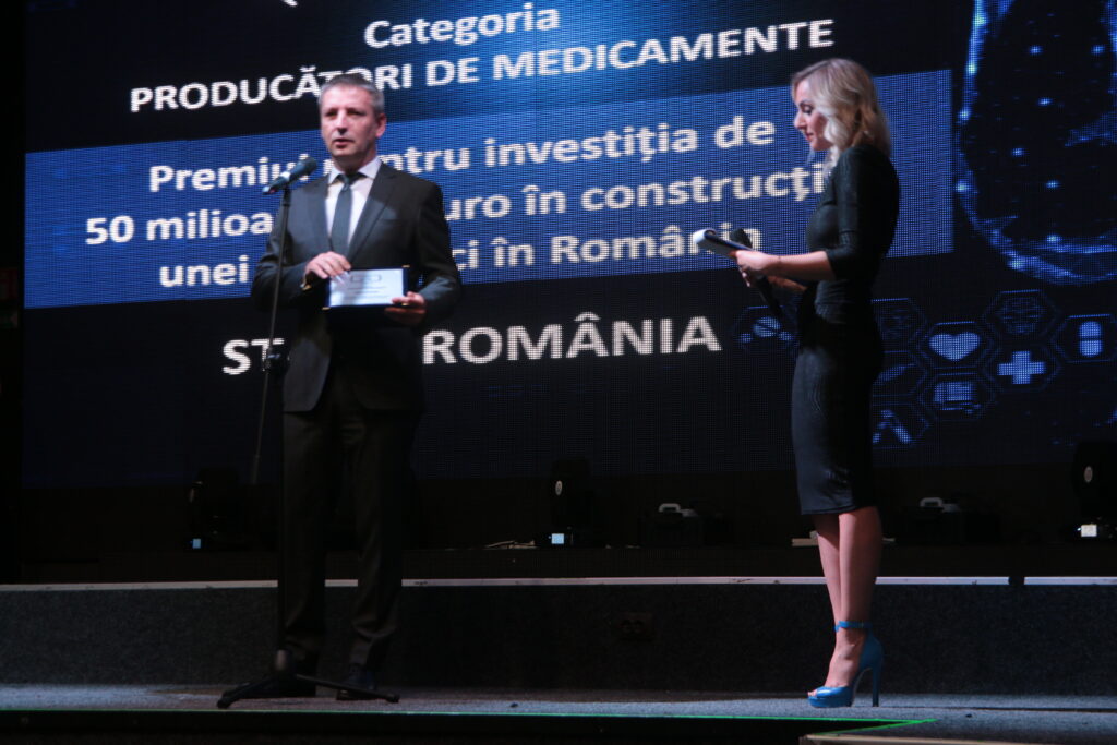 Gala Performerilor în Sănătate! Mihai Fugarevici, STADA: „Am investit peste 50 milioane de euro în noua noastră fabrică”