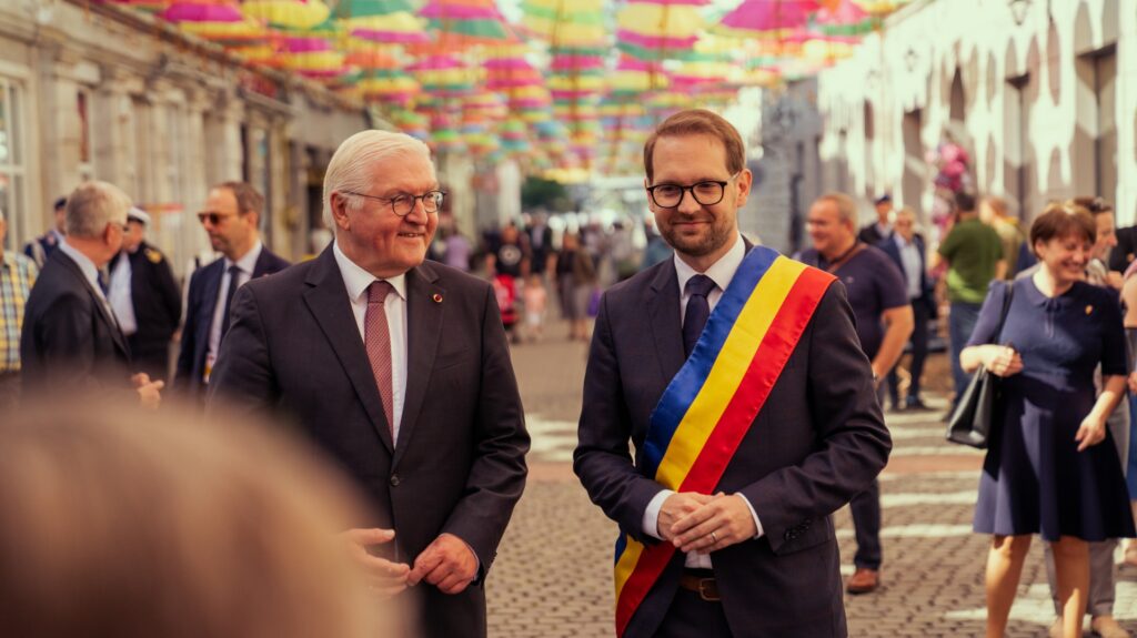 Președintele Germaniei, impresionat de Timișoara. Este prima vizita a unui șef de stat după două decenii