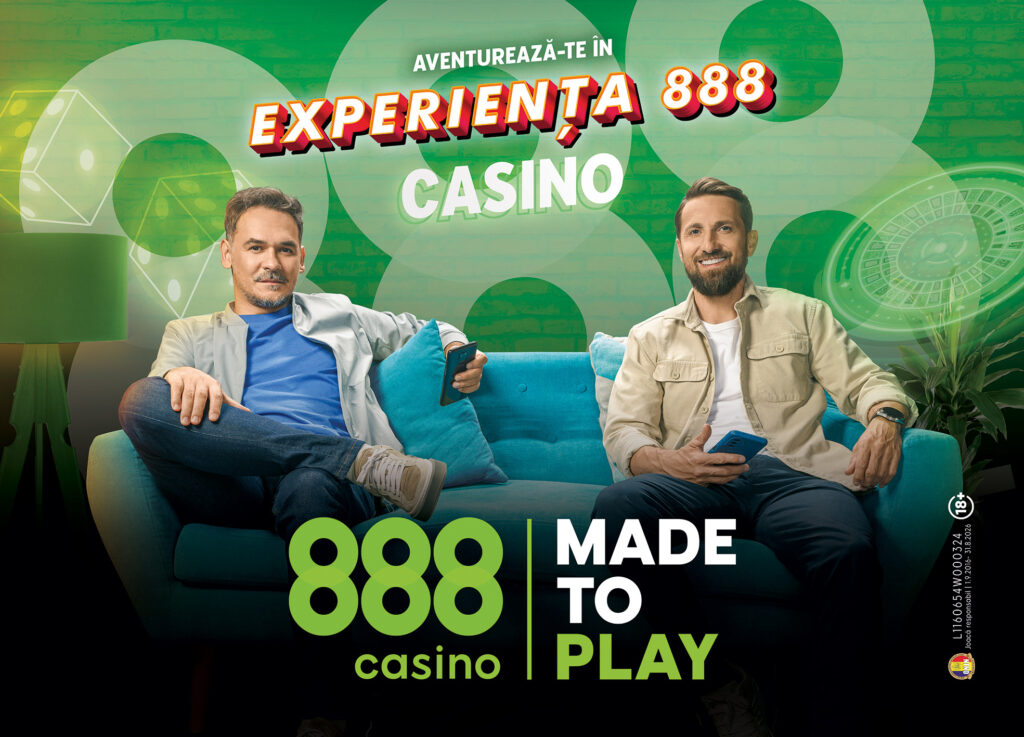 Colaborarea 888 & Răzvan și Dani continuă în cadrul campaniei de marketing 888 Made To Play