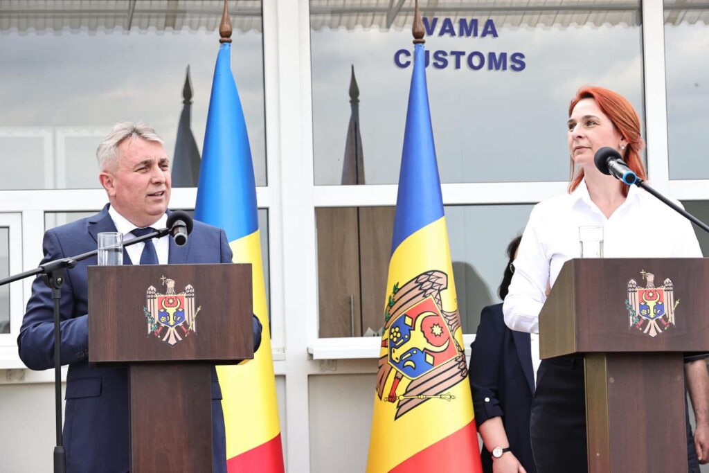 România și Republica Moldova au inaugurat un nou punct de trecere a frontierei