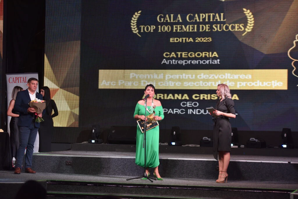Gala Top 100 Femei de Succes. Adriana Cristea, Arc Parc: „Prin acest proiect venim în ajutorul tinerilor”