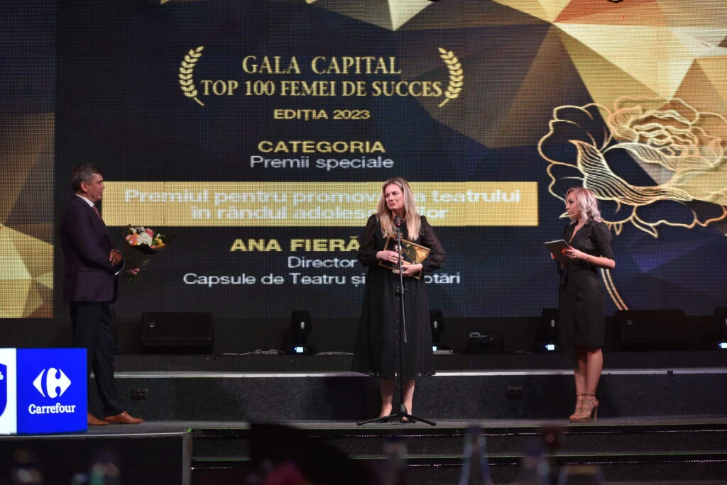 Gala Capital – Top Femei de Succes. Ana Fierăscu, director Capsule de Teatru, Ideo Ideis: „Vă îndemn să vă uitați la această generație”