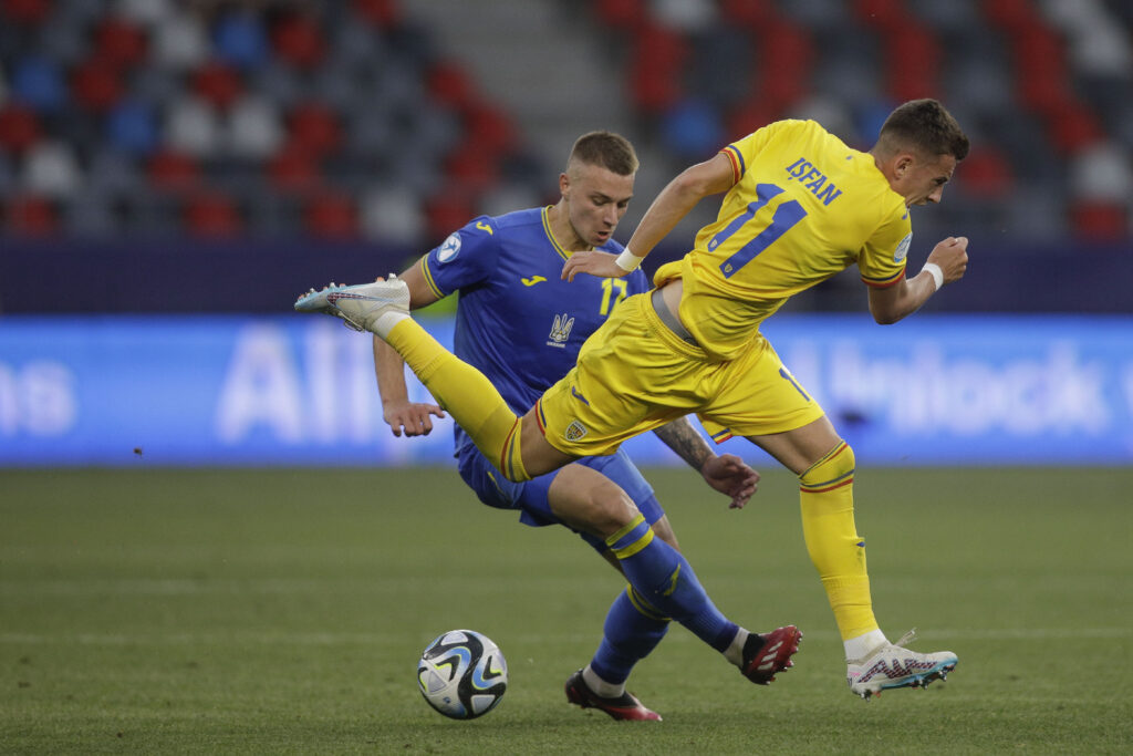 Euro U21: România a fost învinsă de Ucraina cu scorul de 0-1, în grupa B