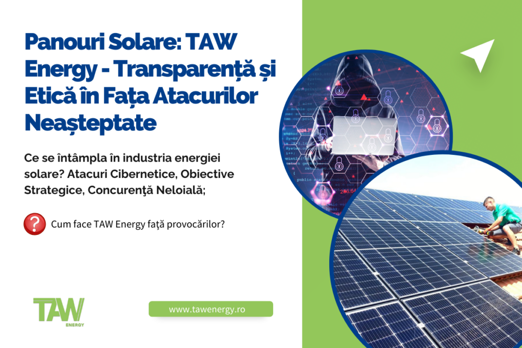Panouri Solare: TAW Energy – Transparență și Etică în Fața Atacurilor Neașteptate