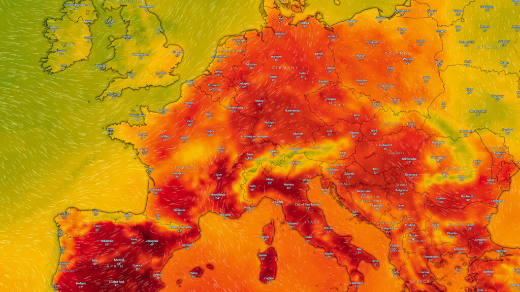 Arde Europa! Noul val Charon aduce alerta de Cod Roşu. Temperaturi de 48 de grade