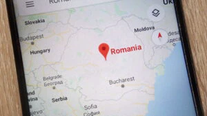 harta România, România