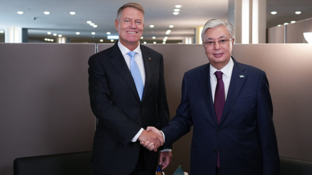 Klaus Iohannis dorește să stimuleze comerțul și cooperarea energetică dintre România și Kazashstan