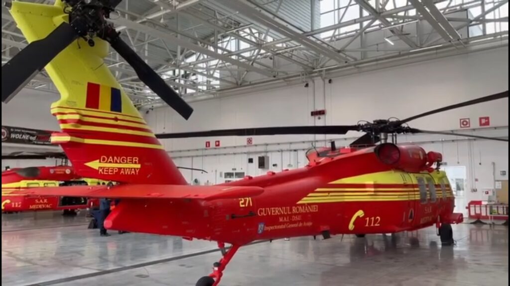 IGSU va primi elicoptere Black Hawk de ultimă generație. Adrian Câciu, vizită la fabrica din Polonia