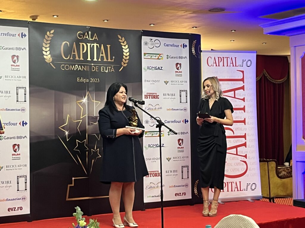 Gala Companii de Elită. Aida Nechifor, LIBERTY Galați: ”Premiul este o recunoaștere a muncii celor câtorva mii de oameni de pe Platforma de la Galați”