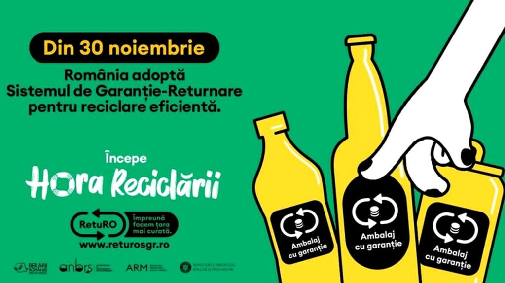 Reciclarea în realitate: evaluarea Sistemului de Garanție-Returnare la o lună și jumătate de funcționare în România