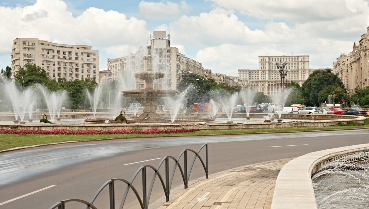 Bucuresti, fantanile de la Unirii