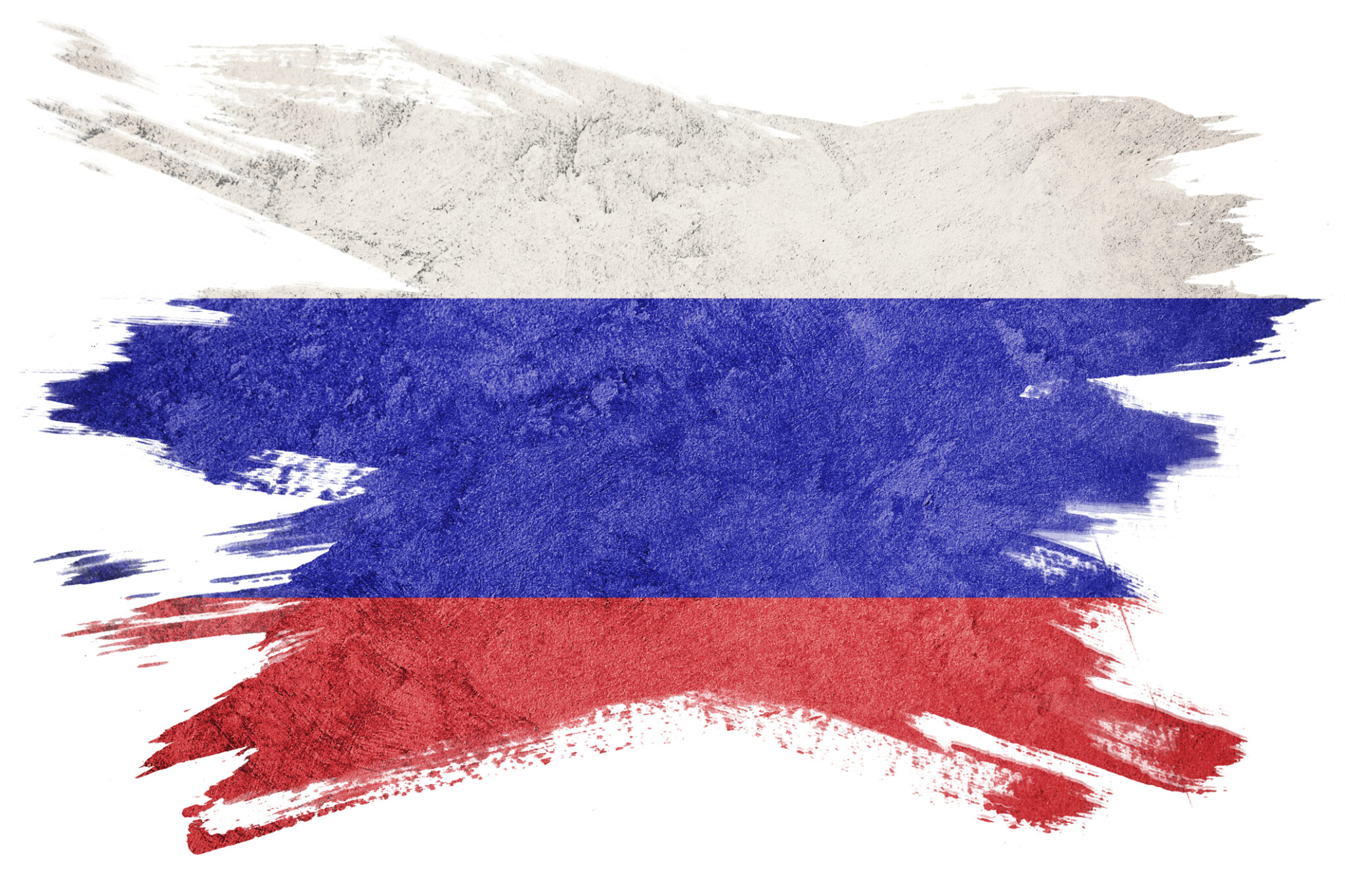 Флаг рф на белом фоне