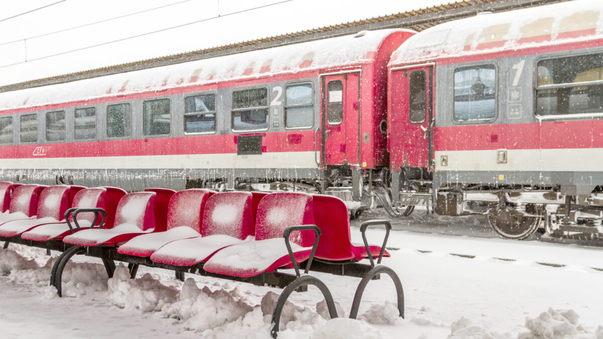 Trenuri anulate în România. Este comandament de iarnă la CFR Călători