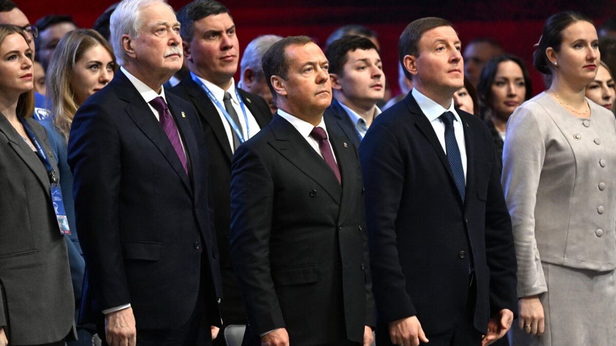 Dmitri Medvedev, congres Rusia Unita