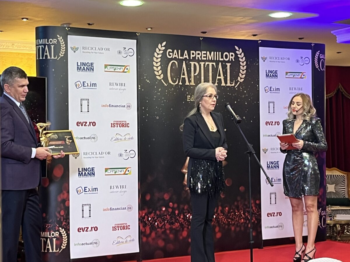 Gala Premiilor Capital. Prof. dr. Elvira Brătilă, Memorial Băneasa: „Chirurgia robotică va fi cred implementată în programul național de cancer”