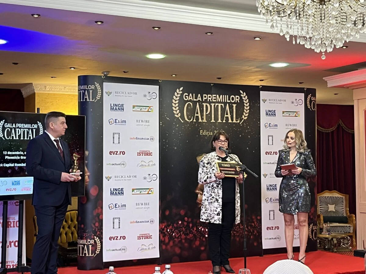 Gala Premiilor Capital. Carmencita Constantin, GE Power: „Premiul este încununarea unei experiențe de transformare organizațională”