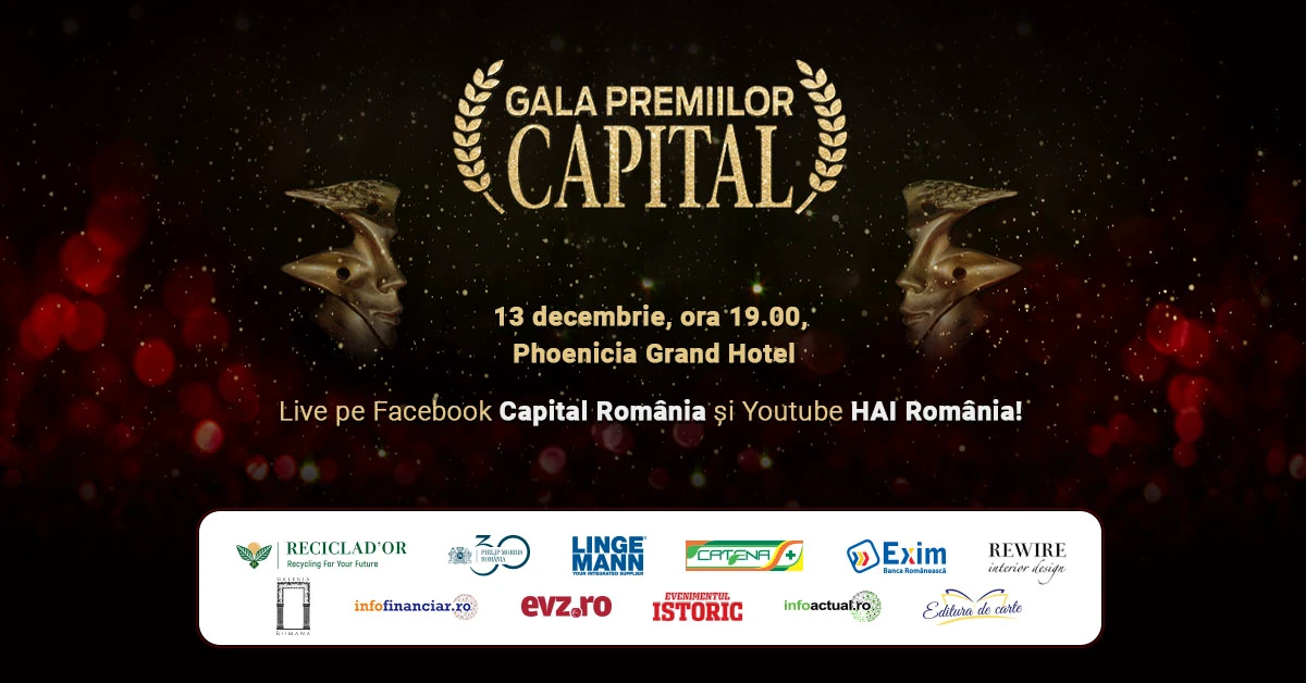 Revista Capital organizează Gala Premiilor Capital, ediția 2023!
