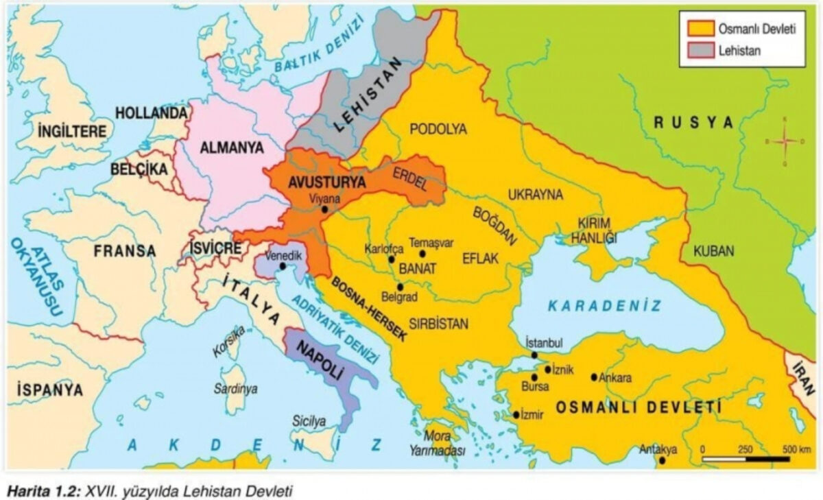 hartă medievală - Turcia