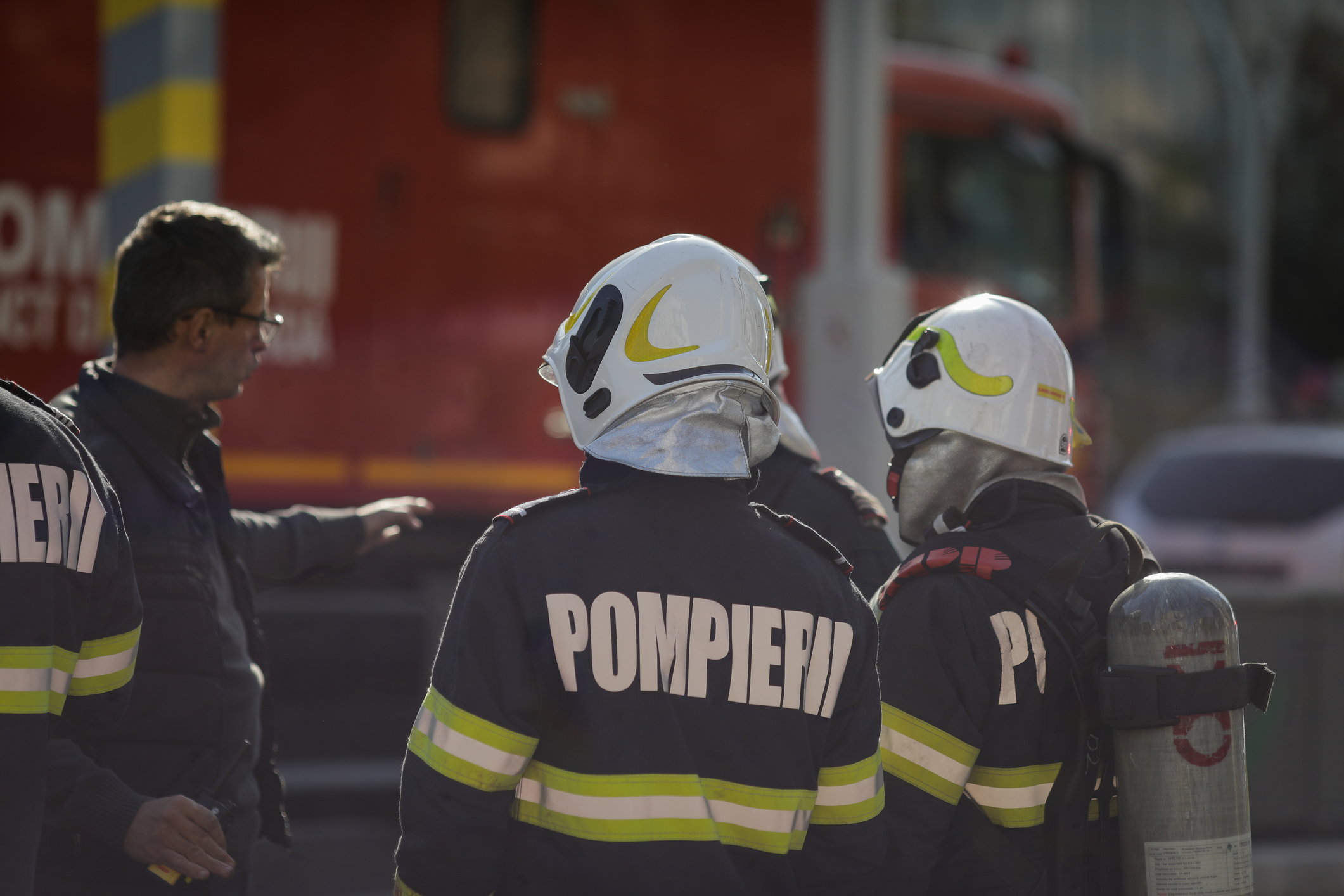 incendiu pompieri