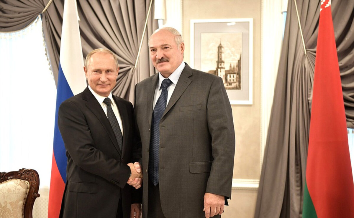 Președintele Rusiei și Președintele din Belarus