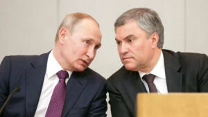 Vladimir Putin și Viaceslav Volodin