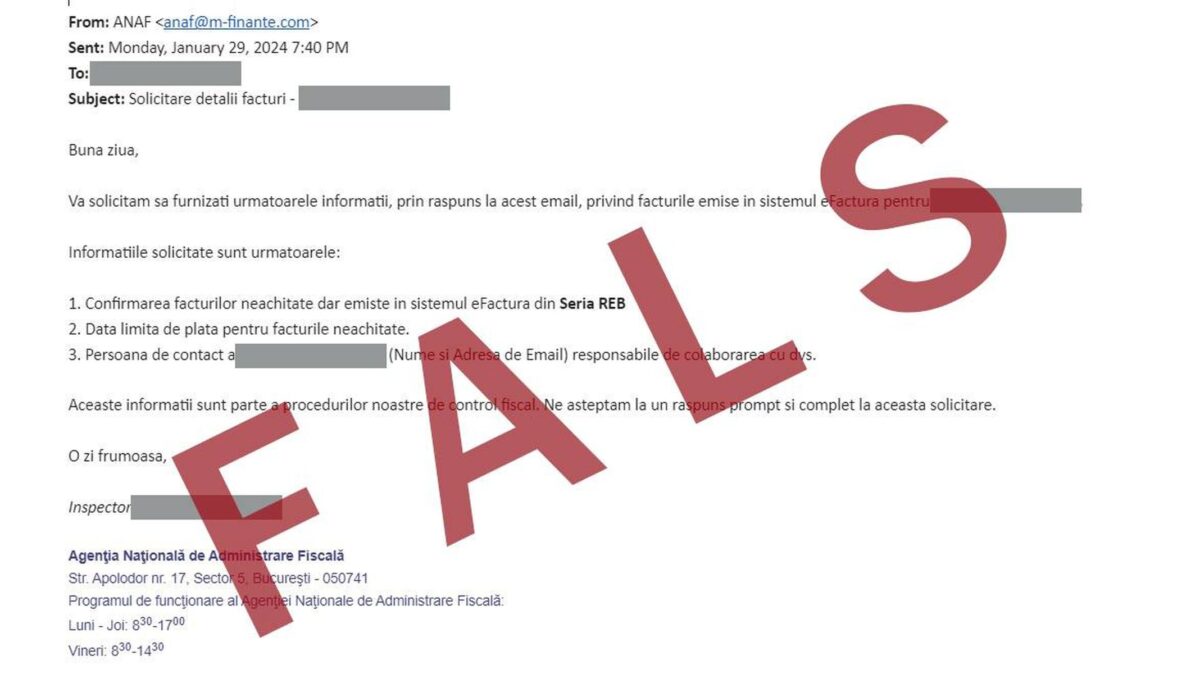 Alertă de fraudă pentru e-Factura! ANAF trage un semnal de alarmă pentru toți românii