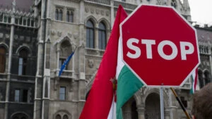 ungaria, stop, steag