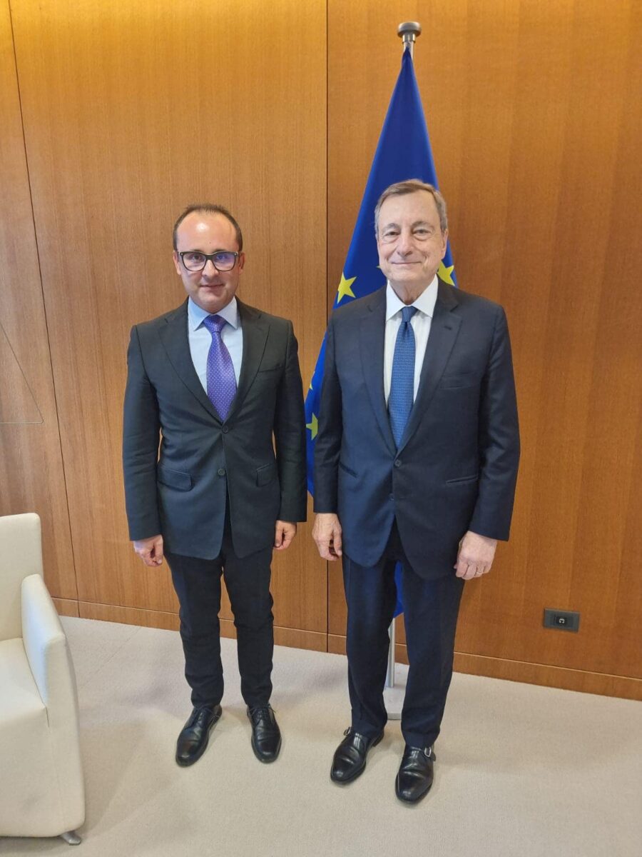 Cristian Bușoi s-a întâlnit cu Mario Draghi. Au discutat despre necesitatea unui Acord Industrial la nivel european