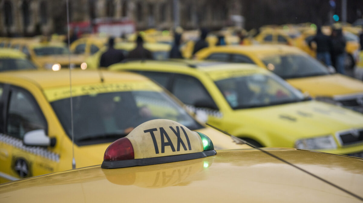 Taxi, protest