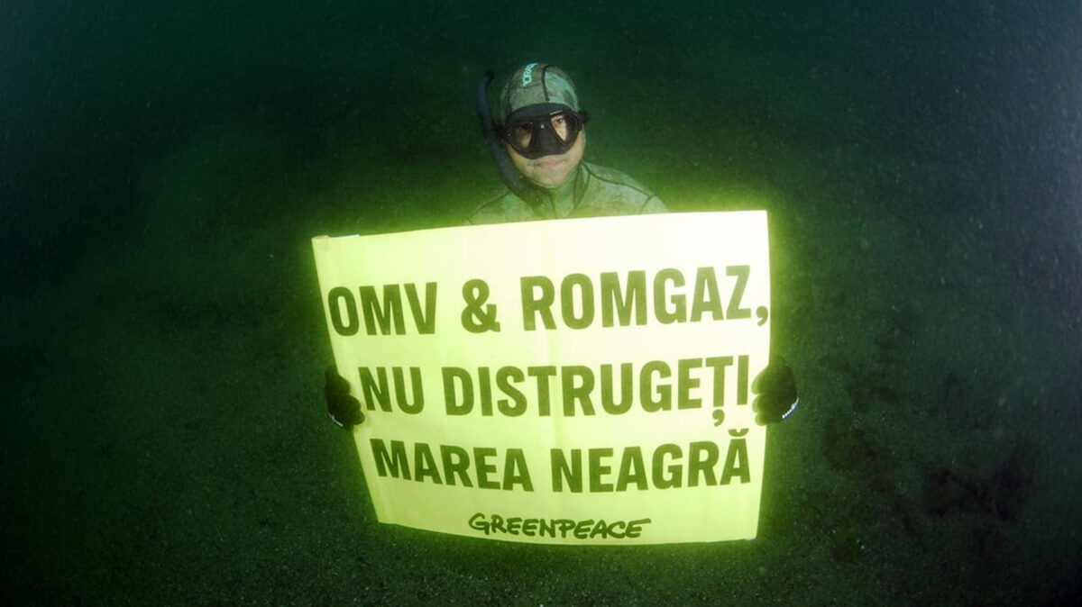 Greenpeace atacă în instanță PUZ-ul emis pentru proiectul Neptun Deep