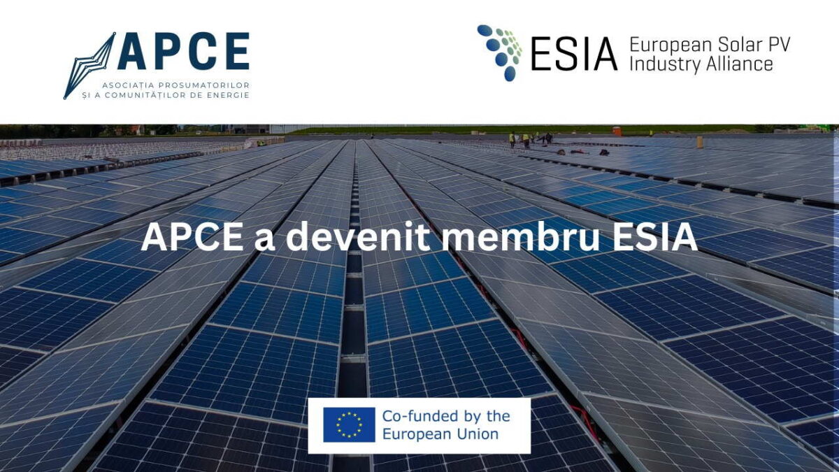 APCE a devenit membru al European Solar PV Industry Alliance