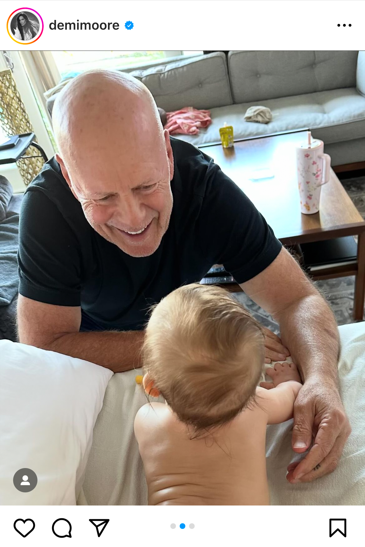 Bruce Willis cu nepotica