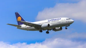 Lufthansa, avion, zbor