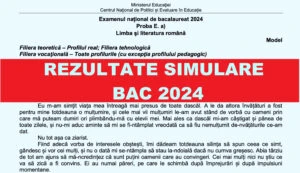 REZULTATE SIMULARE BAC 2024