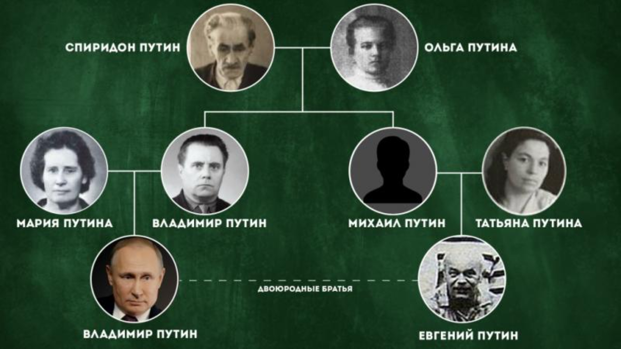 arborele genealogic al lui Vladimir Putin