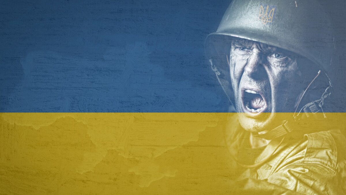 razboi in Ucraina, atac, steag Ucraina