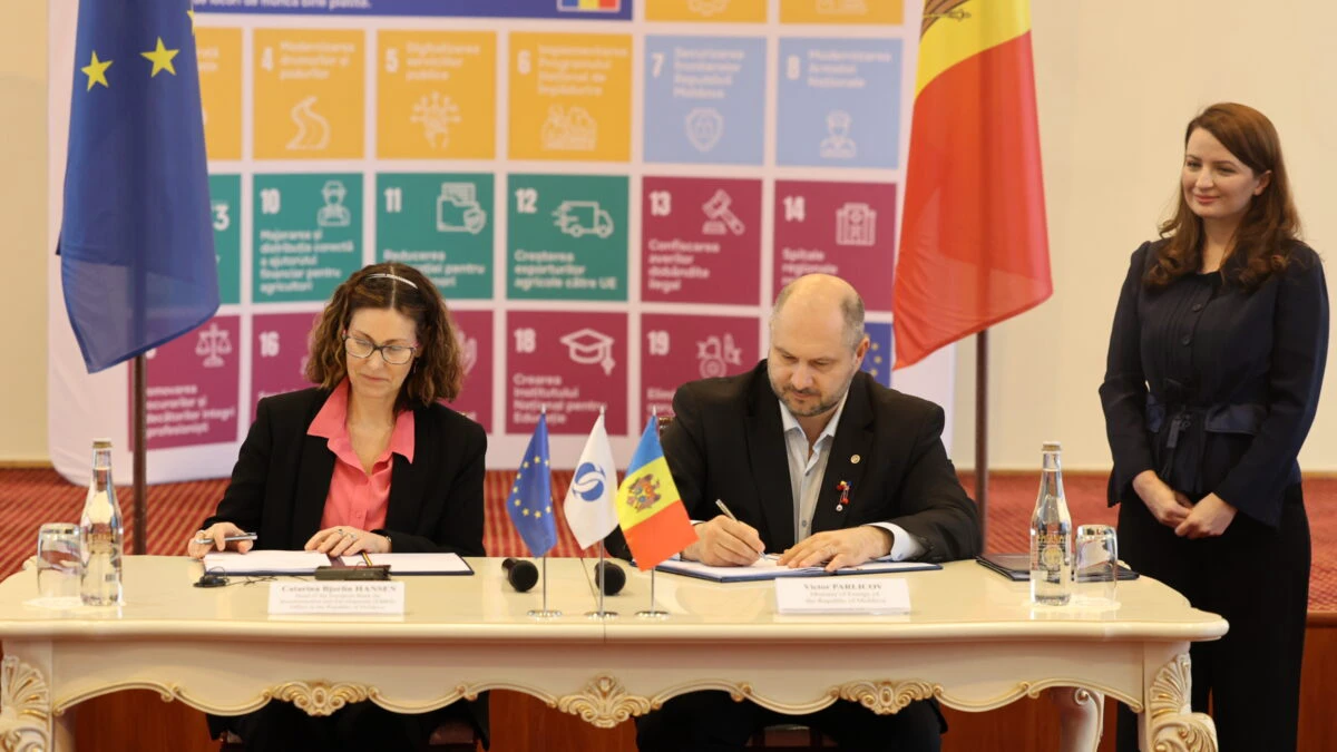 Republica Moldova a semnat un acord de împrumut cu BERD de 30,8 milioane de euro