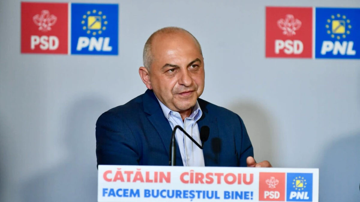 Cătălin Cîrstoiu: Eu sunt candidatul alianței PSD-PNL. Nu sunt în incompatibilitate
