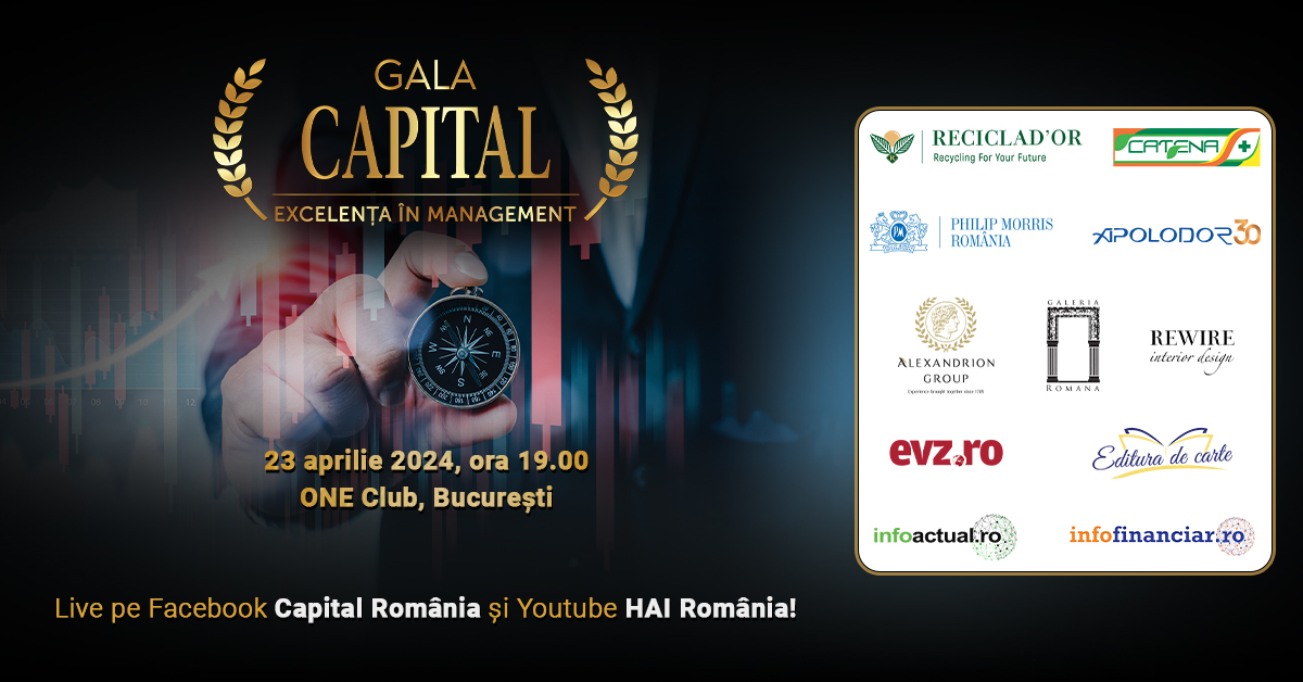 Cei mai buni manageri din România, premiați la Gala Capital Excelența în Management 2024
